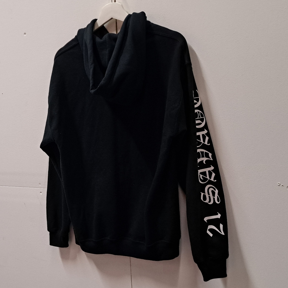 Gildan Mens Sweater Hoodie 21 Savage British Rapper Hip Hop Music Concert Medium - Picture 5 of 6